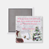 サンタがイエスに出会う マグネット (正面/裏面)