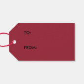 サンタがギフトラベル ギフトタグ (裏面横)