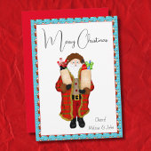 サンタがクリスマスに酒を届ける シーズンカード