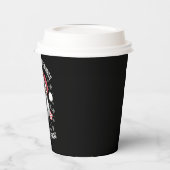 サンタがクリスマスを見ているナースに優しい 紙コップ (左)