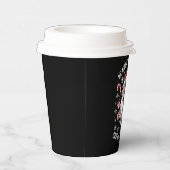 サンタがクリスマスを見ているナースに優しい 紙コップ (右)