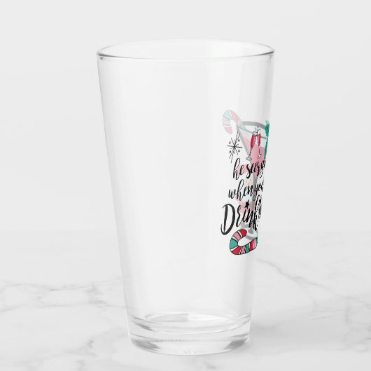 サンタがクリスマスを飲んでるのおもしろいを見る タンブラーグラス (右)