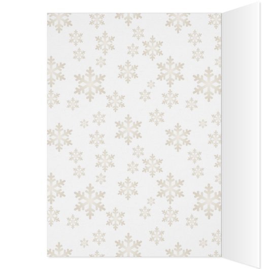 サンタがクリスマスカードをおもしろい本当にゾッと鳴らす (内側 (左))