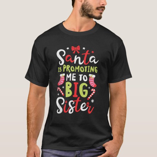 サンタがシスター・クリスマにプロモおもしろいート Tシャツ (正面)