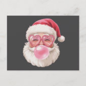 サンタがシャボン玉を吹く クリスマス 楽しい Xmas (正面)