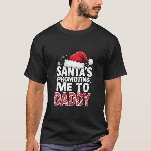 サンタがパパにクリスマスを祝ってくれて Tシャツ (正面)