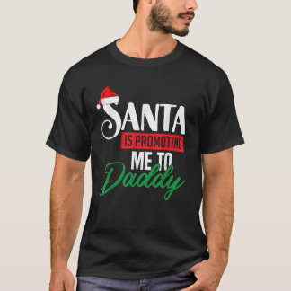 サンタがパパのクリスマスファミリーXmに私を宣伝している Tシャツ