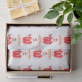 サンタがビーチ日 薄葉紙 (ギフト)