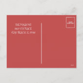 サンタがビールのクリスマスに最も素晴らしい時間 シーズンポストカード (裏面)