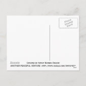 サンタがメノーラに火を灯すポストカード シーズンポストカード (裏面)