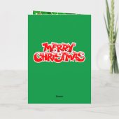 サンタがリストをチェック シーズンカード (裏面)