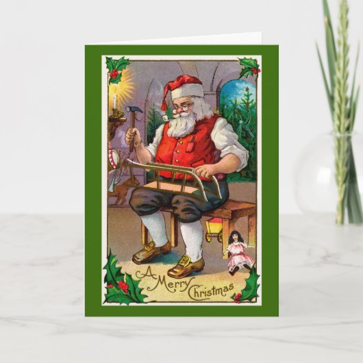 サンタがワークショップに シーズンカード (正面)