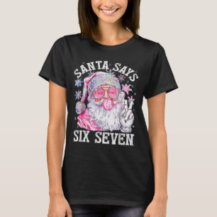 サンタが冗談を言うクリスマス 67 おもしろ Meme クリスマスギフト Tシャツ