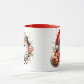 サンタが出て行く マグカップ (中央)