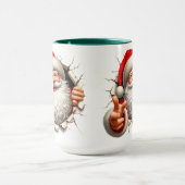 サンタが出て行く マグカップ (中央)