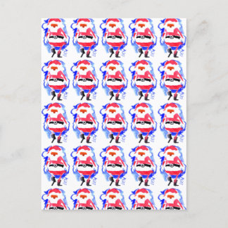 サンタが到着#121130 シーズンポストカード