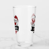 サンタが君を判断してる |おもしろいクリスマス タンブラーグラス (左)