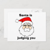 サンタが君を判断してる シーズンポストカード (正面/裏面)