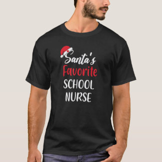 サンタが大好きなスクールナース クリスマス 1 Tシャツ