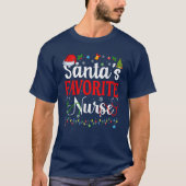 サンタが大好きな看護師 Tシャツ (正面)