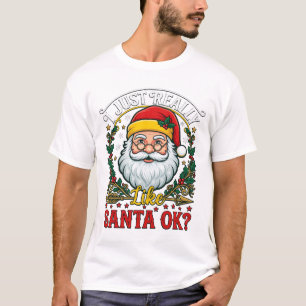 サンタが好きです クリスマス クラウス ホーリー Wr Tシャツ