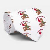 サンタが好きなの! クリスマスのテディベア ネクタイ (ロール)