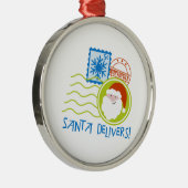 サンタが届ける！ メタルオーナメント (右)