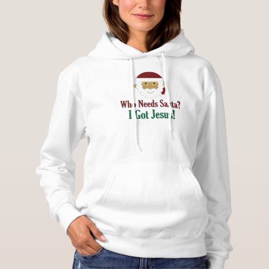 サンタが必要か？イジース得ティー パーカ (正面)