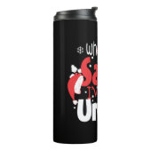 サンタが必要な人クリスマス得おじさんがいる タンブラー (回転左)