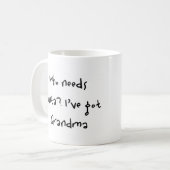 サンタが必要な人 コーヒーマグカップ (正面左)