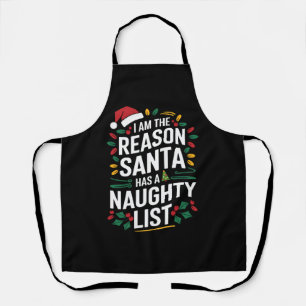 サンタが悪い子リストを持っている理由 楽しいクリスマス エプロン