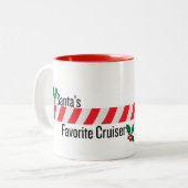 サンタが愛するクルーザーマグ ツートーンマグカップ (正面左)