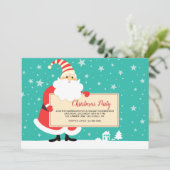 サンタが招待状を持っている 招待状 (スタンド正面)