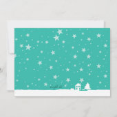 サンタが招待状を持っている 招待状 (裏面)