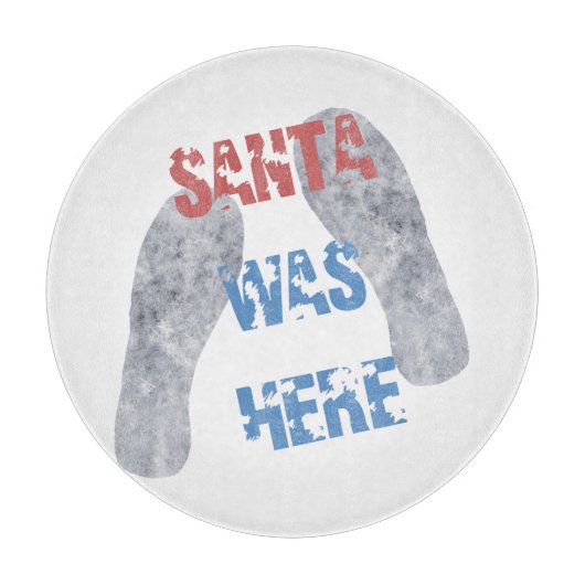 サンタが来た カッティングボード (正面)