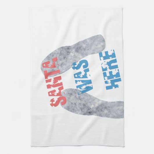 サンタが来た キッチンタオル (縦)