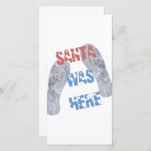 サンタが来た シーズンカード (正面/裏面)