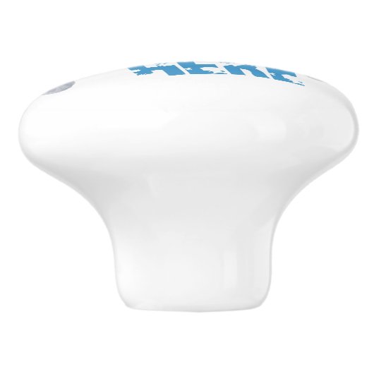 サンタが来た セラミックノブ (側面)