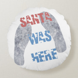 サンタが来た ラウンドクッション
