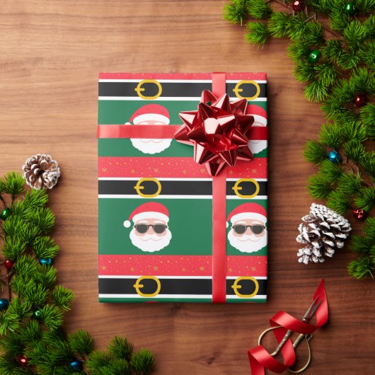 サンタが来た ラッピングペーパー (クリスマスギフト)