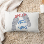 サンタが来た ランバークッション (ブランケット)