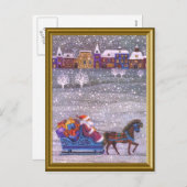 サンタが来る シーズンポストカード (正面/裏面)