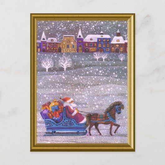 サンタが来る シーズンポストカード (正面)