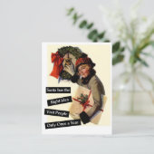 サンタが正しいアイディアを… シーズンポストカード (スタンド正面)