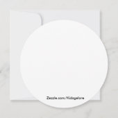 サンタが波に乗るクリスマス招待状 招待状 (裏面)