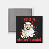 サンタが眠るのを見る マグネット (正面/裏面)