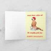 サンタが知ってる… シーズンカード (内部)