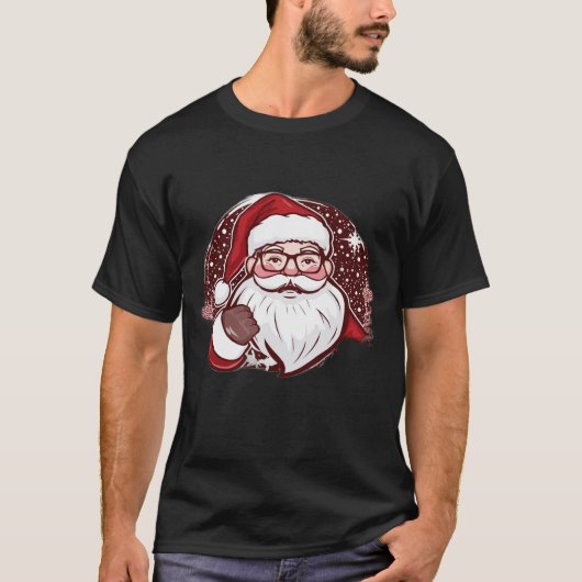 サンタが私の検索履歴を見た 我々はアウト Tシャツ (正面)