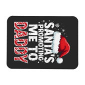 サンタが私をパパクリスマスに昇進させた マグネット (横)