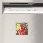 サンタが窓のマグネットをヴィンテージ マグネット (インサイチュ (食洗機))